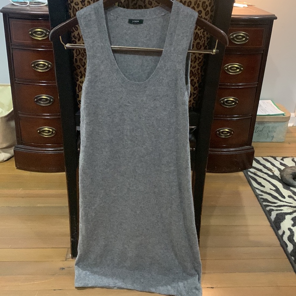 J Crew Grey Cashmere dress